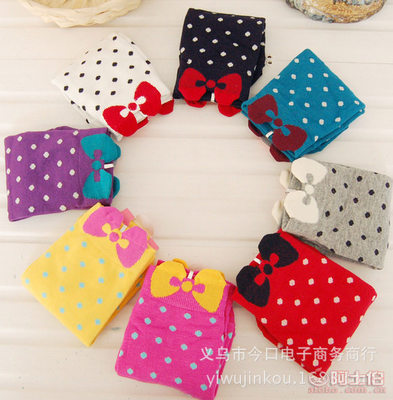 【可愛全棉女襪春夏新款全棉襪韓版圓點(diǎn)蝴蝶結(jié)中筒女襪廠家批發(fā)XYWW05】義烏市今口電子商務(wù)商行 - 產(chǎn)品庫